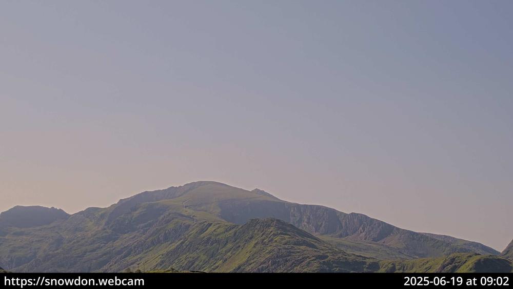 Clear reference view of Snowdon / Yr Wyddfa