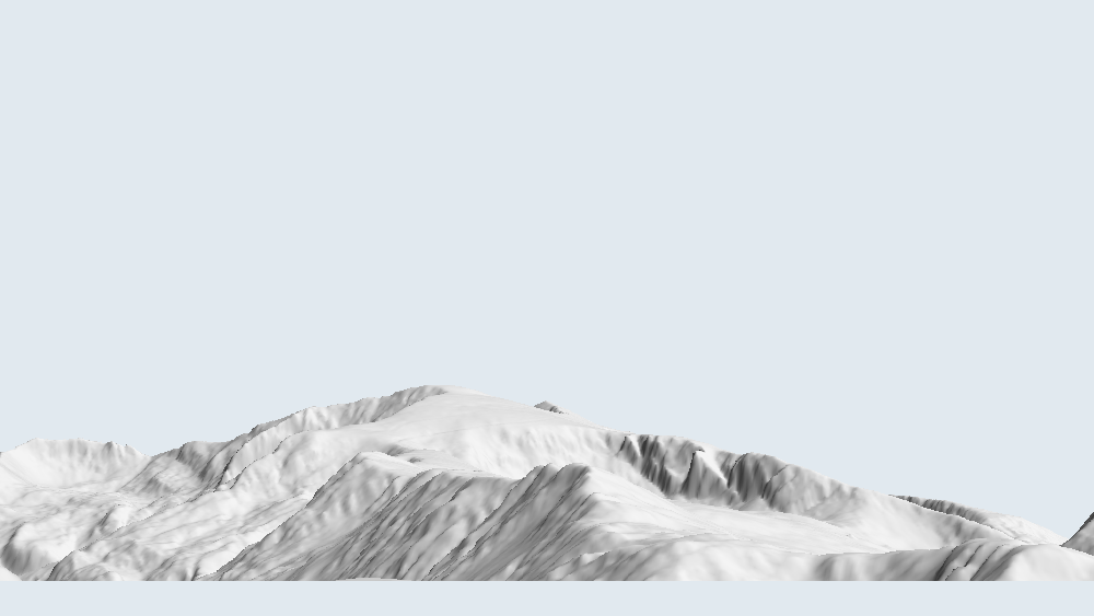 Shaded LiDAR terrain reconstruction from the Lodge Dinorwig camera viewpoint