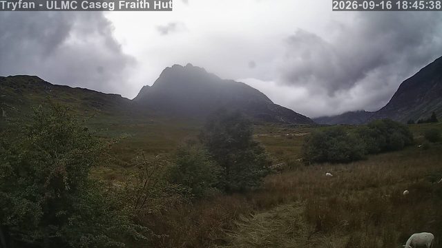 Tryfan from Caseg Fraith Hut